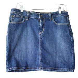 Levi's Denizen Jean Denim Mini Skirt 10